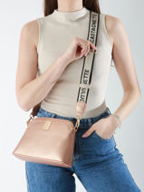 Cross Body Tas City Lulu castagnette Roze city VANINA-vue-porte