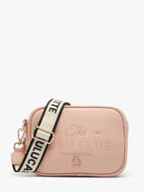 Cross Body Tas Logo Lulu castagnette Oranje logo YZERNAY