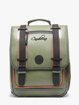 Rugzak 3 Compartimenten Cameleon Groen vintage north PBVWSD39