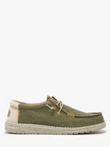 Mocassins Wally Coastline Jute Hey dude Groen men 40952