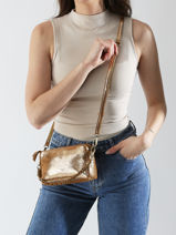 Cross Body Tas Vintage Leder Mila louise Bruin vintage 2367XSRX-vue-porte