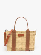 Handtassen Estival Stro Le voyage en panier Beige estival PM779