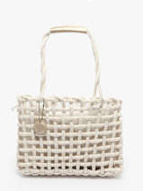 Handtassen Crochet Le voyage en panier Wit crochet PM853