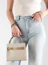 Cross Body Tas Th Heritage Tommy hilfiger Beige th heritage AW17406-vue-porte