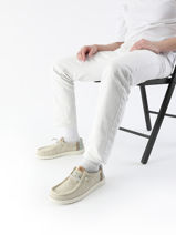 Mocassins Hey dude Beige men 43085-vue-porte