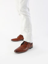 Stadsschoenen Armo Uit Leder Bugatti Bruin men 31196010-vue-porte