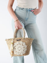Handtassen Bora Stro Les tropeziennes Beige bora TZ03-vue-porte