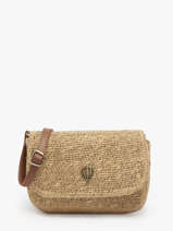 Cross Body Tas Estival Stro Le voyage en panier Beige estival PM894