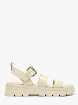 Sandalen Uit Leder Nuyou Beige women 37103