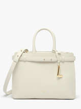 Handtas Faubourg Leder Lancel Wit faubourg A13528