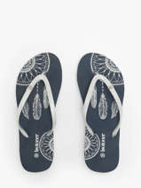 Open Sandalen Met Hak Isotoner Blauw women 94163