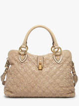 Preloved Padlock Handtas Leder Marc jacobs Beige second life 1253314