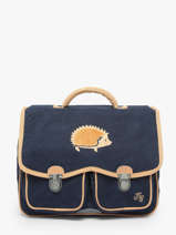 Boekentas Tann's Blauw tann's x tartine et choco 334112