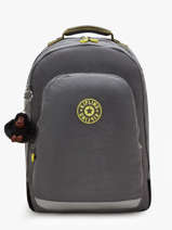 Rugzak 2 Compartimenten Kipling Grijs back to school KI4053