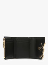 Chequehouder K Signature Leder Karl lagerfeld Zwart k signature A3W32019-vue-porte