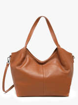 Schoudertas Caviar Leder Milano Oranje caviar CA25061