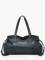 Schoudertas Cow Leder Basilic pepper Blauw cow BCOW80