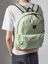 Rugzak 1 Compartiment Vans Groen backpack VN000HRJ-vue-porte