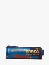Pennenzak 1 Compartiment Fc barcelone Blauw barca 214F207P