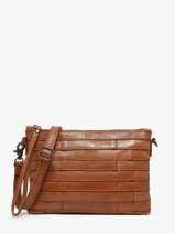 Cross Body Tas Heritage Leder Biba Bruin heritage LEB16L