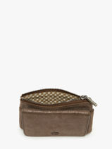 Portemonnee Leder Mila louise Bruin vintage 3853X-vue-porte