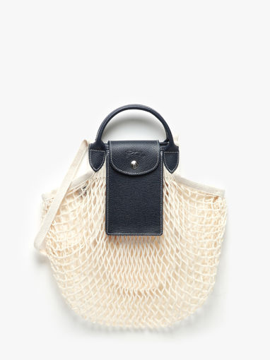 Longchamp Le pliage filet poche Schoudertas Blauw