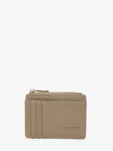 Portemonnee Met Kaarthouder David jones Bruin saffiano 1