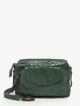 Cross Body Tas Naina Leder Pieces Groen naina 17063358
