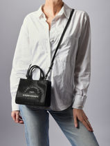 Cross Body Tas Rue St Guillaume Strass Karl lagerfeld Zwart rsg A4W50014-vue-porte