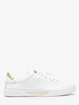 Sneakers Uit Leder Tommy hilfiger Wit women 9019YBS