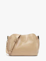 Cross Body Tas Helena Leder Francinel Beige helena 22944