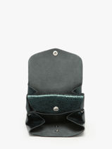 Portemonnee Le Gustave M Leder Paul marius Groen minuit GUSTMMIN-vue-porte