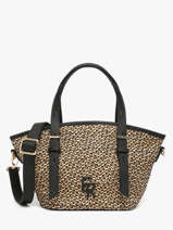 Cross Body Tas Camargue Leder Etrier Zwart camargue ECAM168S