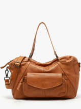 Shoppingtas Fatima Leder Pieces Bruin fatima 17090746