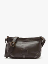 Cross Body Tas Seam Leder Basilic pepper Bruin seam BSEA01