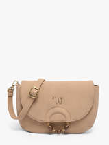 Cross Body Tas Neflier Pearl Woomen Beige neflier pearl WNEP04