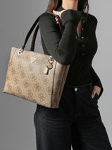 Schoudertas Noelle Guess Bruin noelle SO967225-vue-porte