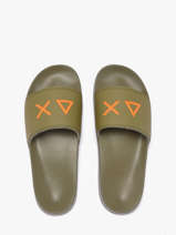 Slippers Sun68 Groen men X3611019