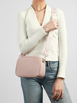 Cross Body Tas Grained Miniprix Roze grained F6967OR-vue-porte