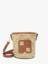 Cross Body Tas Paille Nat et nin Beige paille PL