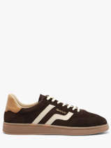 Sneakers Uit Leder Gant Zwart men CUZIMG46