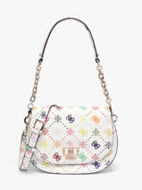 Cross Body Tas Emelie Logo Guess Wit emelie logo GM992820