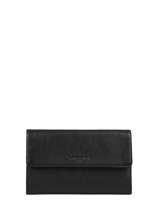 Portefeuille Foulonn Pia Leder Lancaster Zwart foulonne pm 22