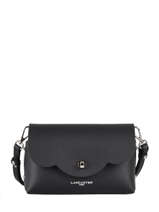Cross Body Tas City Flore Leder Lancaster Zwart pur and element city 48
