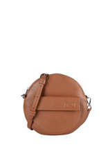 Cross Body Tas Dorine Leder Nathan baume Bruin nathan 96KW3061