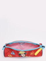 Pennenzak 1 Compartiment Hero Sam le pompier Rood hero 2183-vue-porte