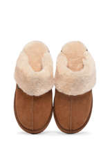 Pantoffels Isotoner Bruin women 97282