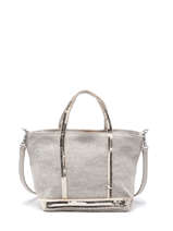Cross Body Tas Baby Cabas Linnen Vanessa bruno Geel cabas lin 31V40410