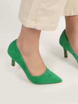 Pumps Met Naaldhak Uit Leder Tamaris Groen women 20-vue-porte