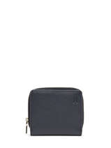 Portefeuille Leder Crinkles Blauw caviar 14250
